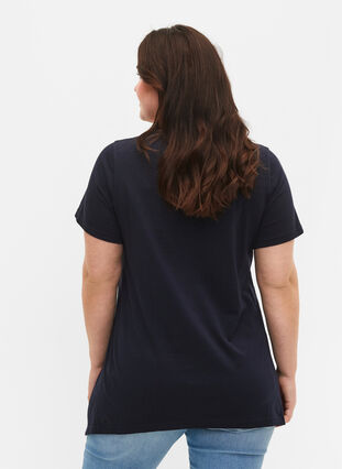 T-shirt en coton à manches courtes, Night Sky LOVE, Model image number 1