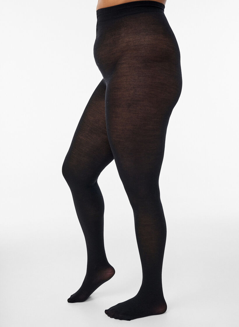 Collants en laine, Noir, Model