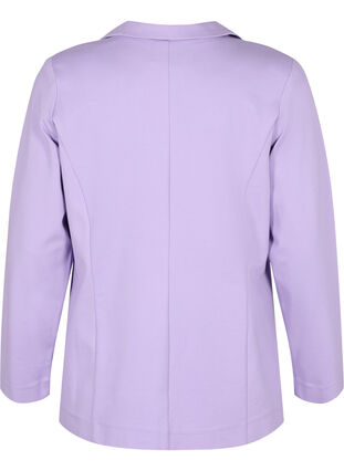 Blazer simple avec bouton et poches décoratives, Purple Rose, Packshot image number 1