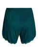 Short de nuit ample &agrave; texture c&ocirc;tel&eacute;e et bordure en dentelle, Vert, Packshot image number 1