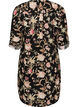 Chemise longue en lin et viscose, Noir, Packshot image number 1