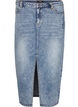 Jupe maxi en denim avec fente avant, Bleu Clair, Packshot image number 0