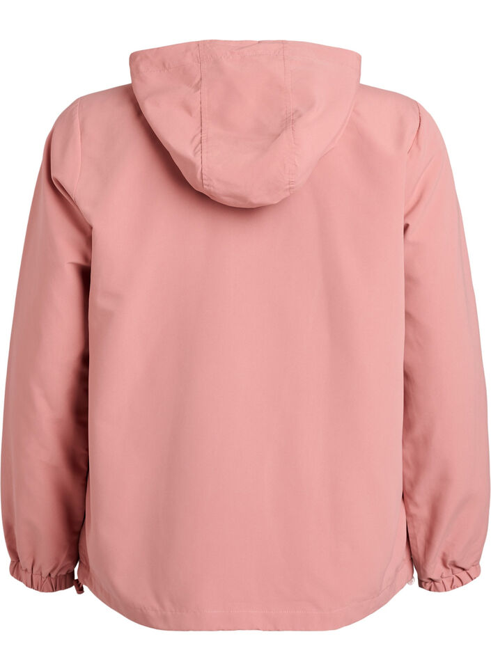 Veste l&eacute;g&egrave;re avec capuche et fermeture &eacute;clair, Rose, Packshot image number 1