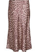 Jupe midi en satin, Marron, Packshot image number 1