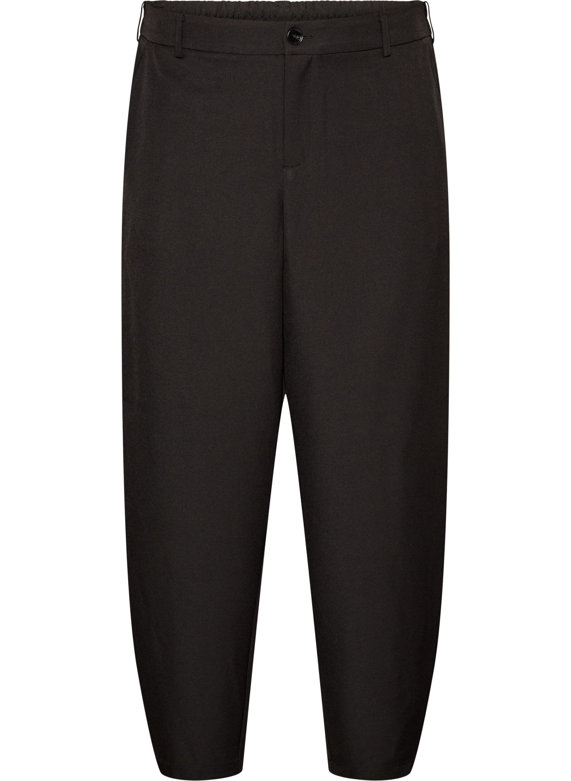 Pantalon barrel taille haute