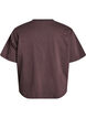 T-shirt boxy en coton, Marron, Packshot image number 1