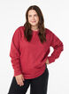 Sweat-shirt &agrave; col ras du cou, Rouge, Model image number 0