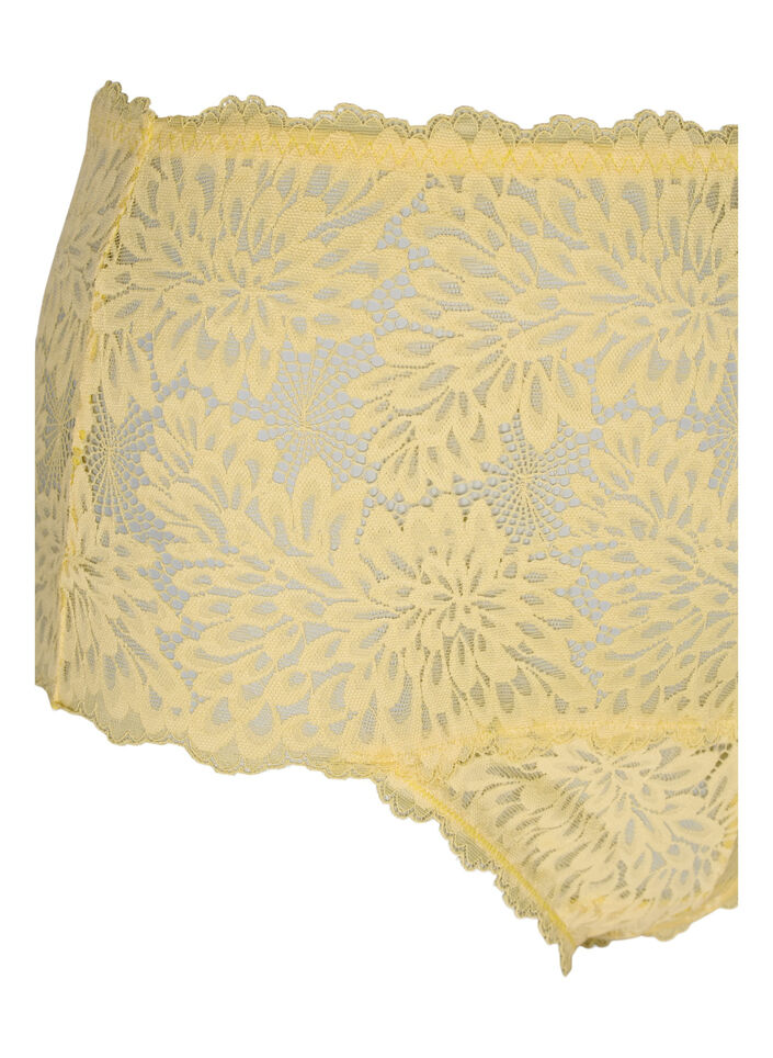 Hipster en dentelle avec taille haute, Pale Banana ASS, Packshot image number 2