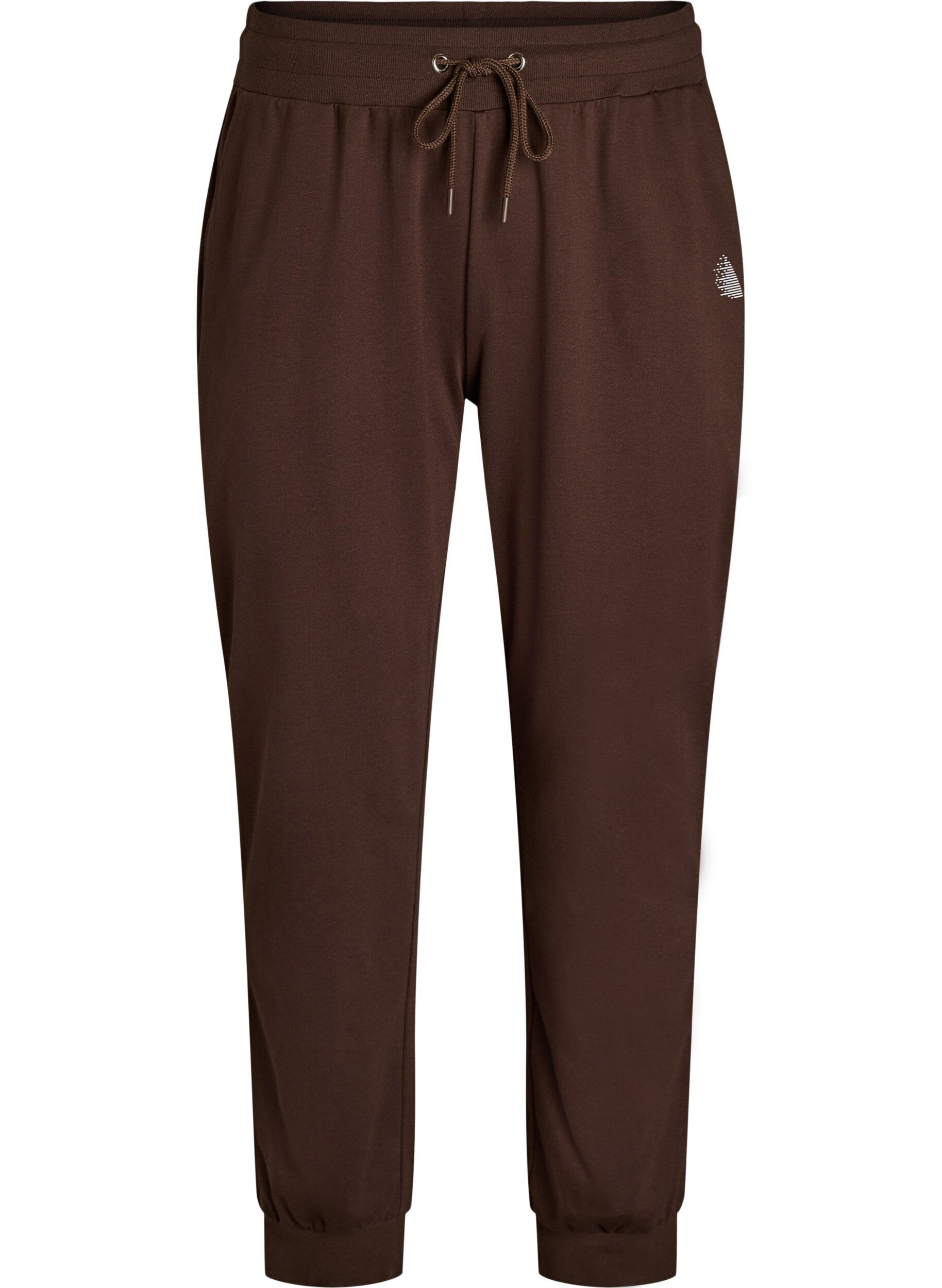 ZizziPantalon de surv&ecirc;tement ample avec poches, Marron, Packshot image number 0