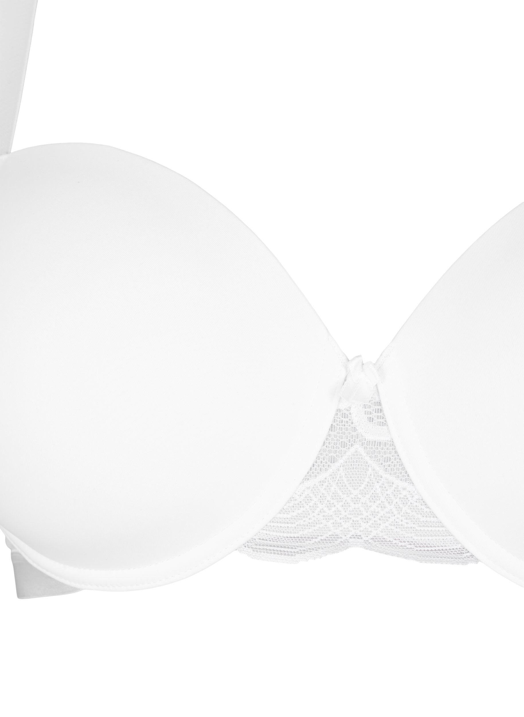 Zizzi Soutien-gorge moul&eacute; avec r&eacute;sille, Blanc, Packshot image number 2