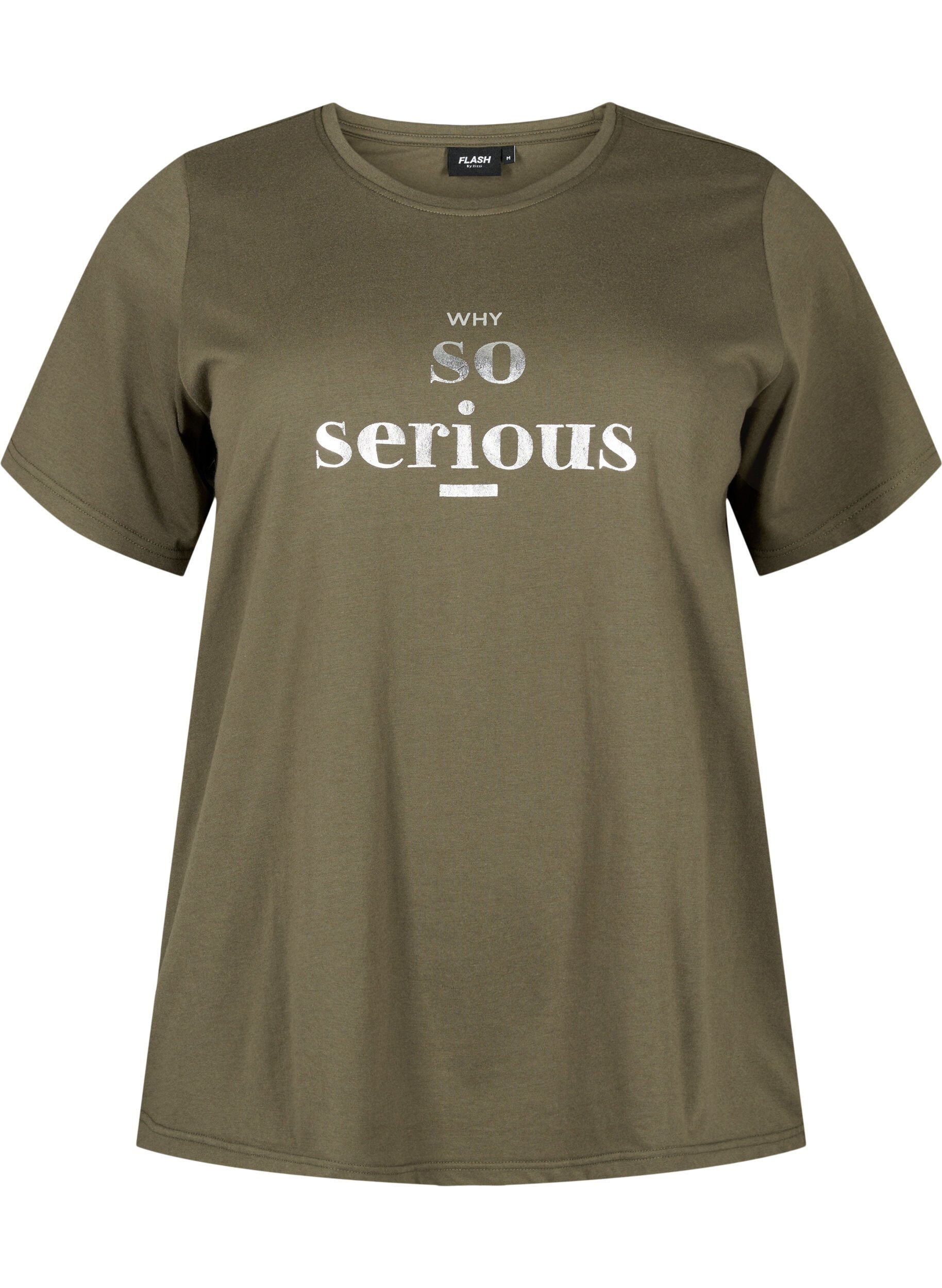 Zizzi FLASH - T-shirt avec motif, Ivy Green, Packshot image number 0