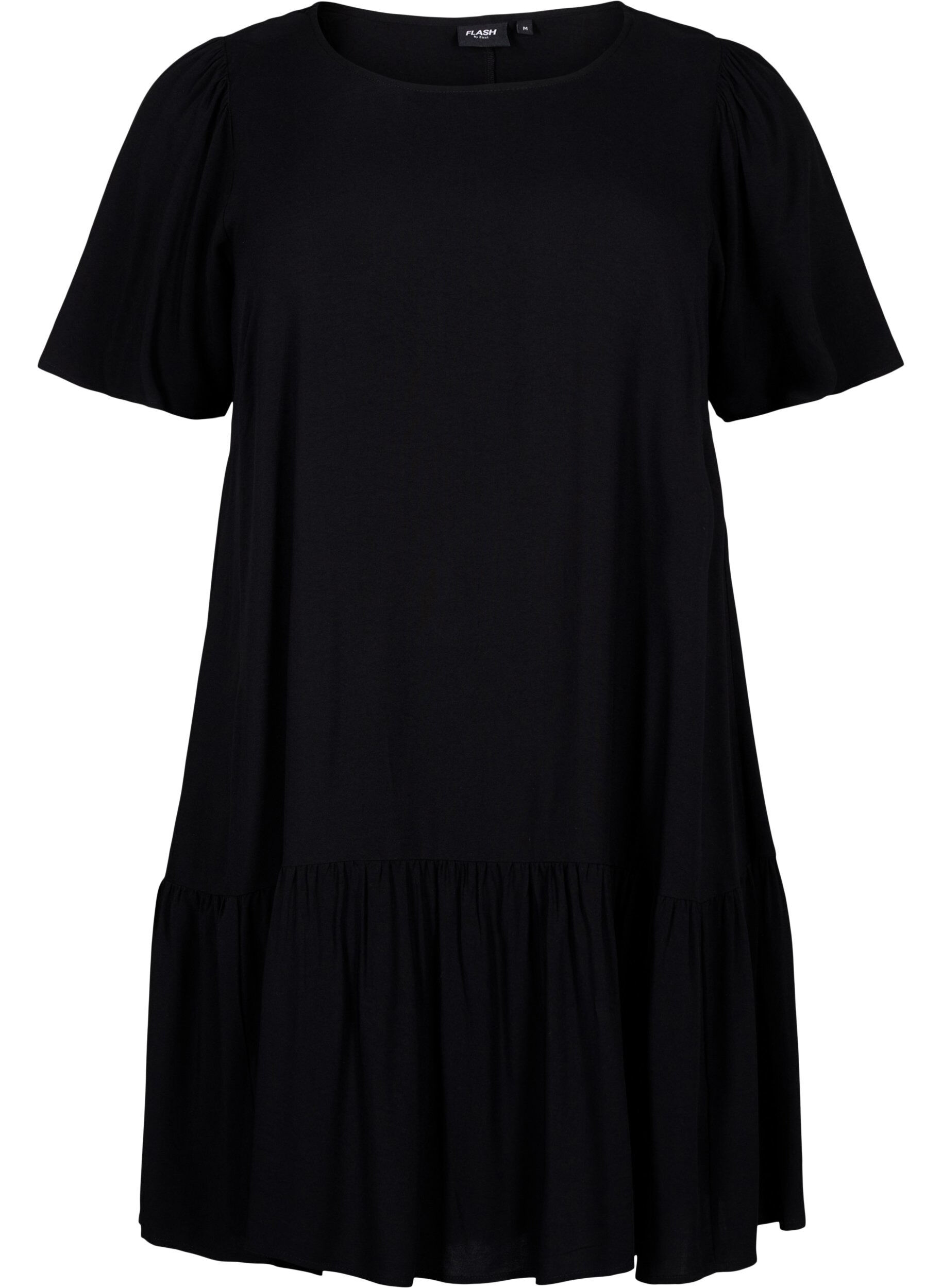 FLASH - Robe en viscose avec d&eacute;coupe