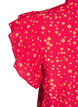 Robe courte avec des détails volants, Rouge, Packshot image number 3