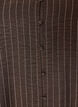 Robe mi-longue avec de fines rayures et des finitions en dentelle, Marron, Packshot image number 2