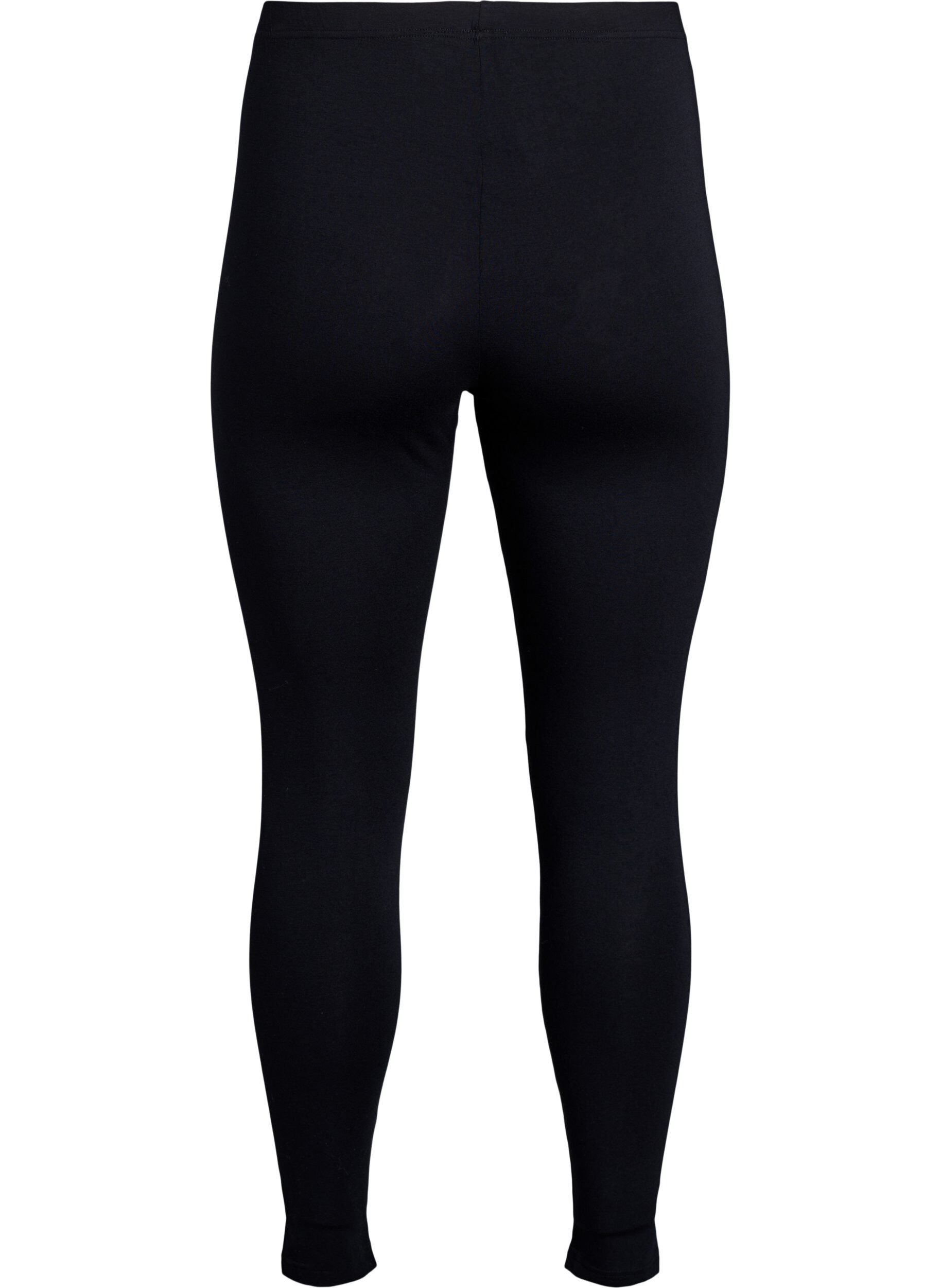 Zizzi Legging mi-mollet en viscose, Noir, Packshot image number 1