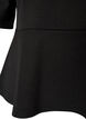 Blouse peplum avec manches longueur coude, Noir, Packshot image number 3