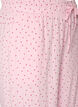 Pantalon de pyjama en coton biologique avec broderie ajour&eacute;e, Rose, Packshot image number 2