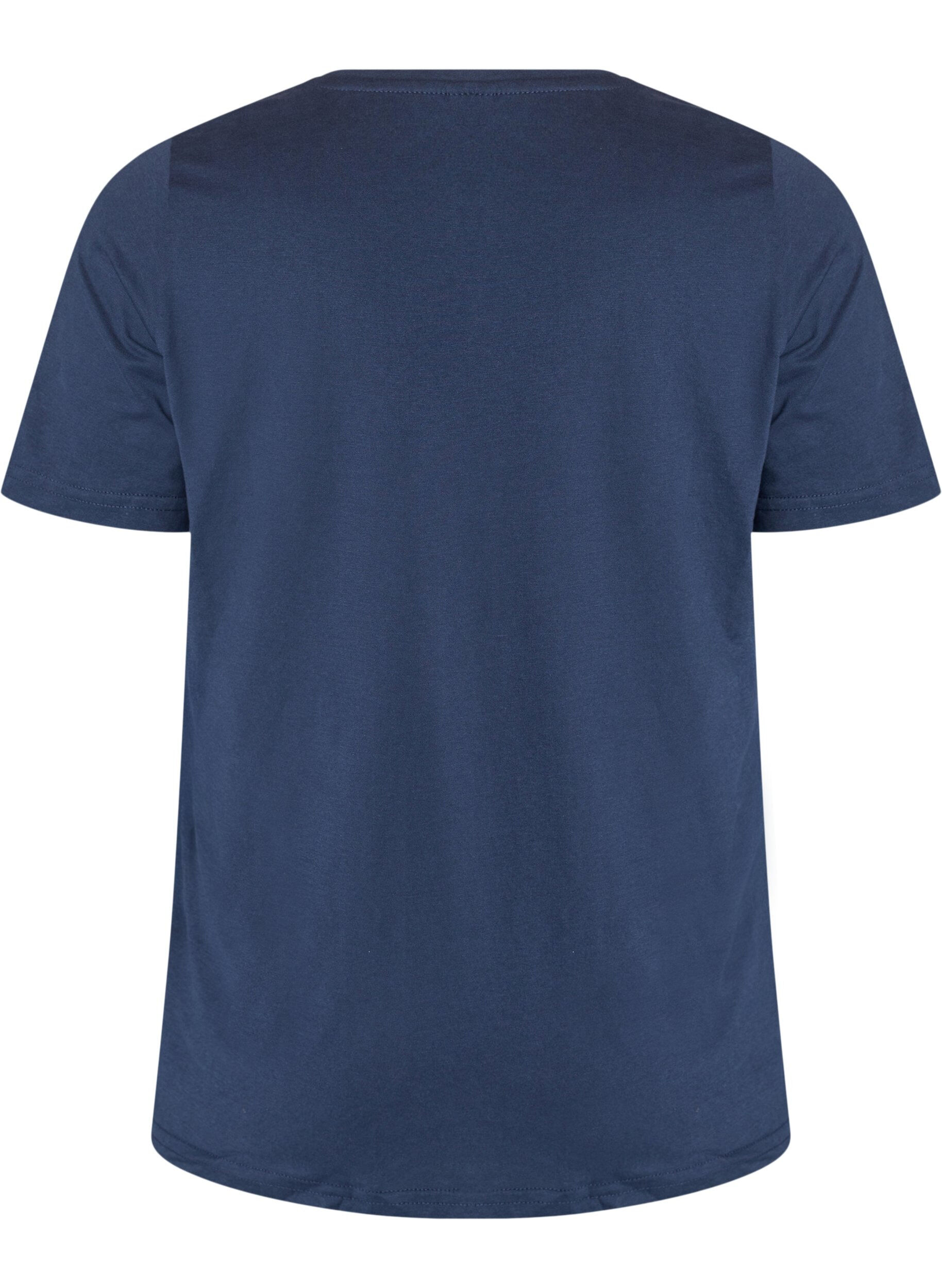 ZizziT-shirt imprim&eacute;, Bleu, Packshot image number 1
