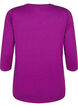 Haut de sport &agrave; manches 3/4, Violet, Packshot image number 1