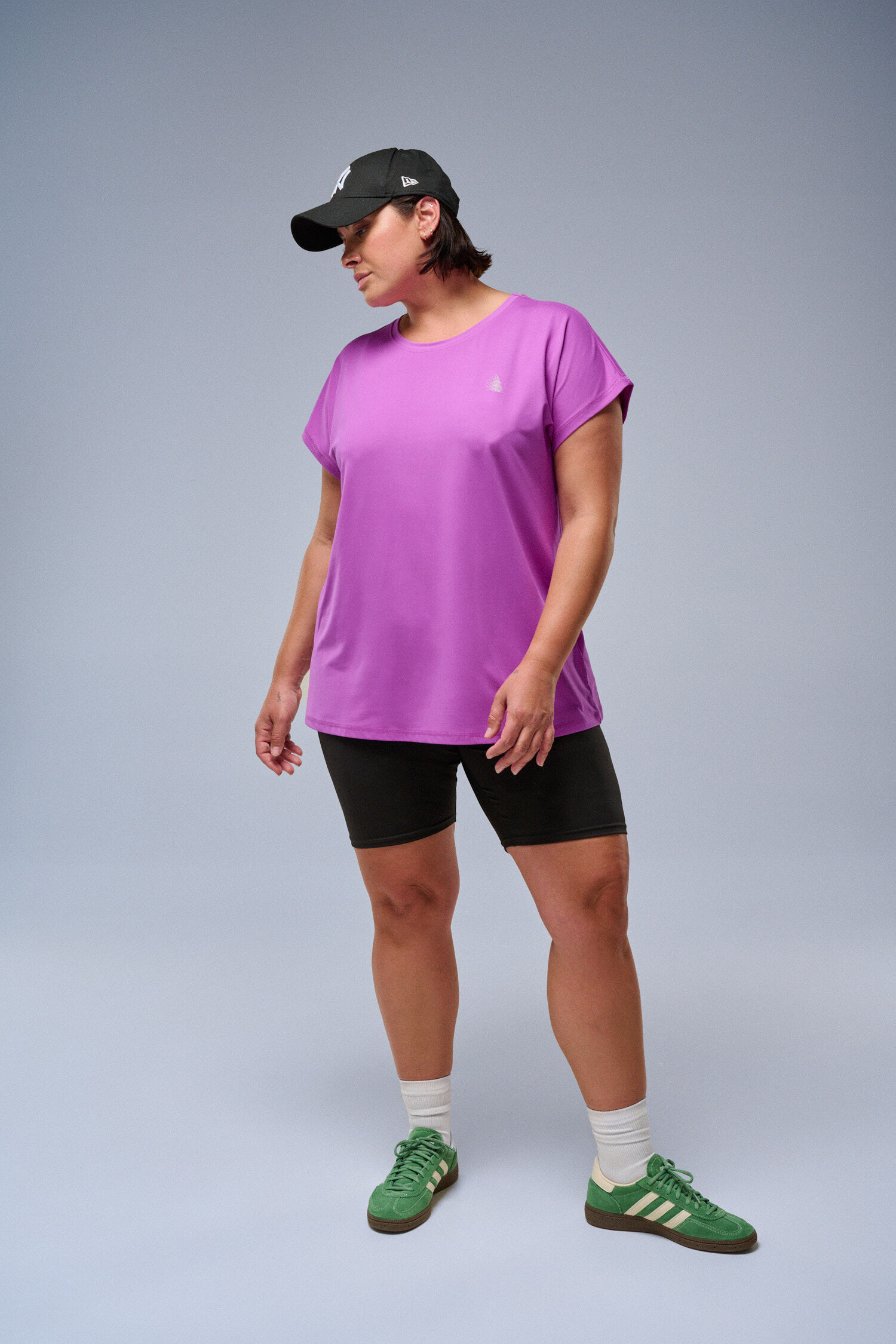 Zizzi T-shirt de sport violette, , Model