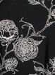 Robe en viscose avec d&eacute;coupe, Noir, Packshot image number 2