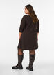 Robe courte avec une coupe &eacute;vas&eacute;e et des manches 3/4, Marron, Model image number 2