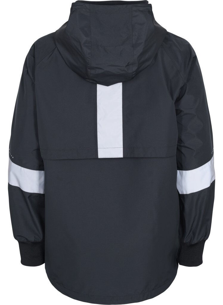 Zizzi Veste de pluie avec d&eacute;tails r&eacute;fl&eacute;chissants, Noir, Packshot image number 1
