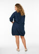 Robe courte en coton avec manches 3/4 et poches, Bleu, Model image number 2