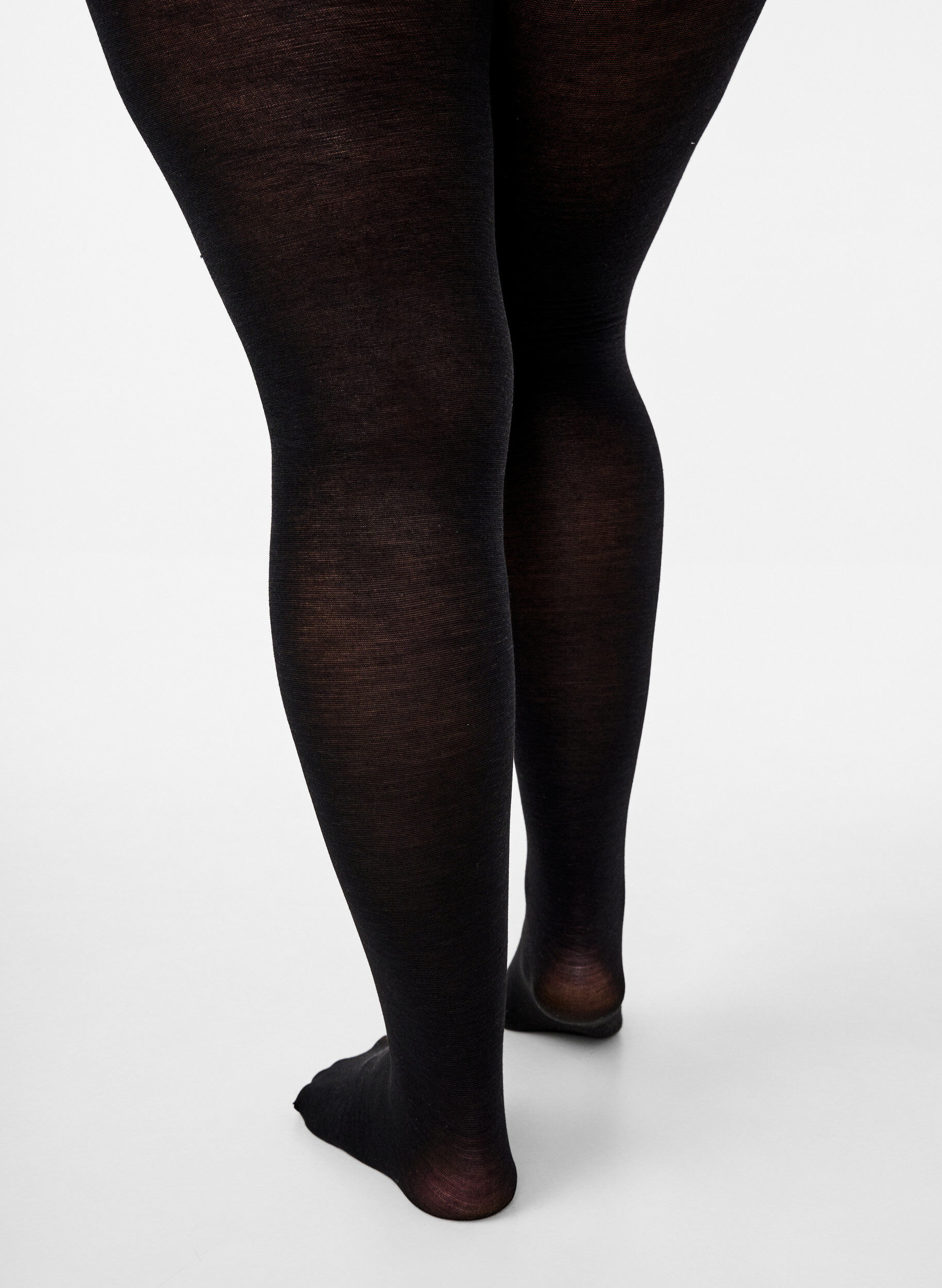 Zizzi Collants en laine, Noir, Model image number 1