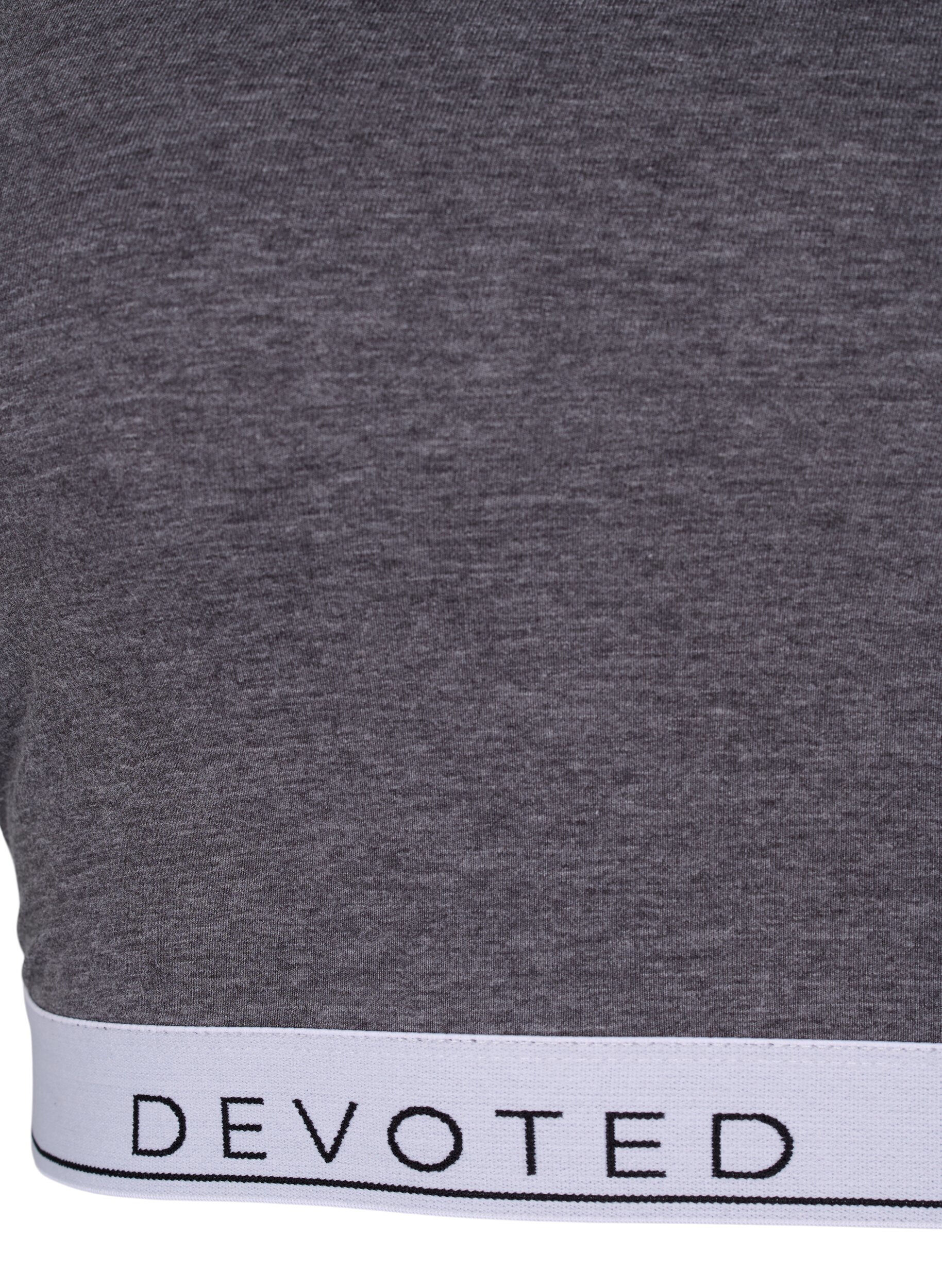 Zizzi Soutien-gorge chin&eacute; &agrave; encolure ronde, Medium Grey Melange, Packshot image number 3