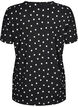 FLASH - T-shirt imprimé avec col en V, Black Dot, Packshot image number 1