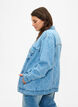 Veste en jean avec motif déchiré, Blue denim, Model image number 1