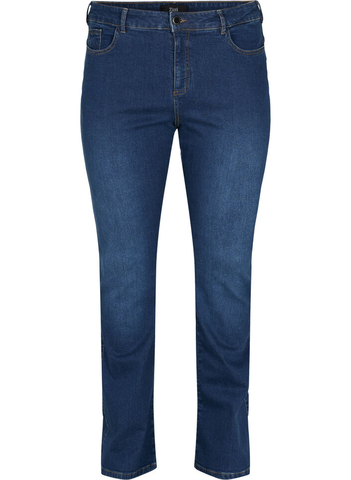 Ellen jeans bootcut avec taille haute, Bleu, Packshot image number 0