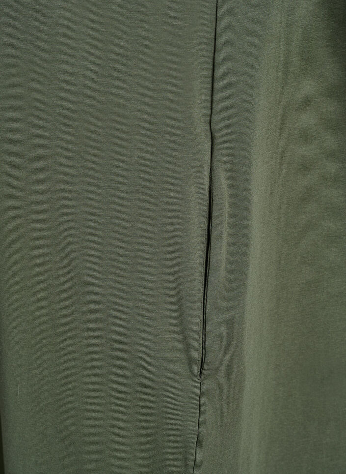 Robe T-shirt midi avec col en V, 2151, Packshot image number 4