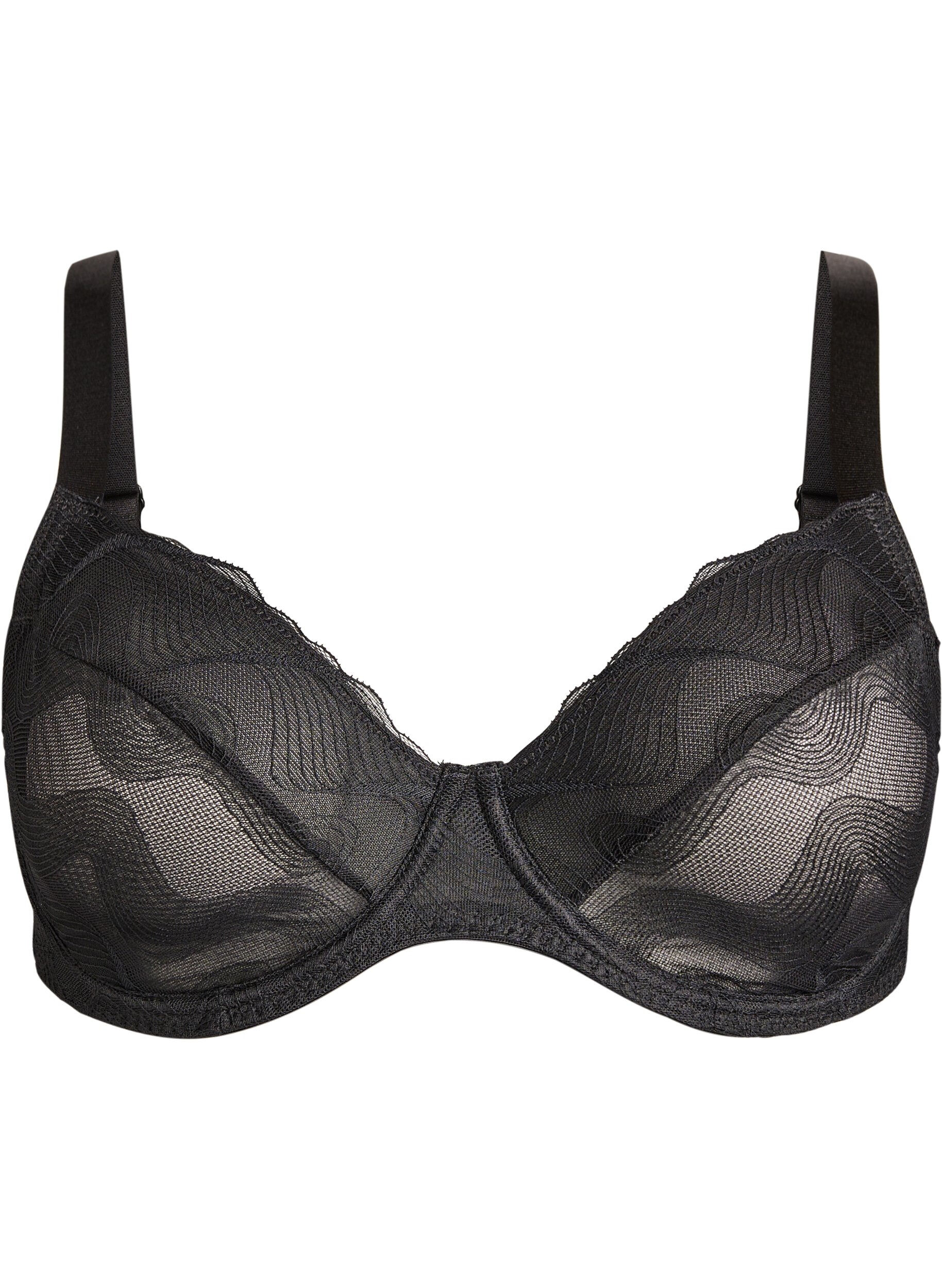 Soutien-gorge embo&icirc;tant en maille &agrave; motif vagues