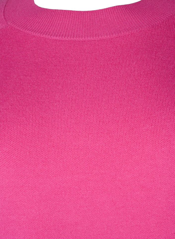 Pull en mélange de viscose avec fente sur le côté	, Raspberry Rose, Packshot image number 2