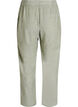 Pantalon ample en lin et viscose, Vert, Packshot image number 1