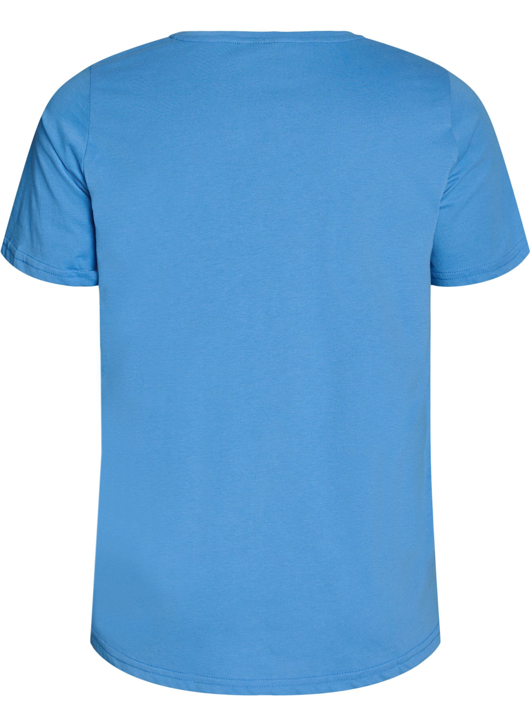 Zizzi FLASH - T-shirt imprim&eacute;, Bleu, Packshot image number 1