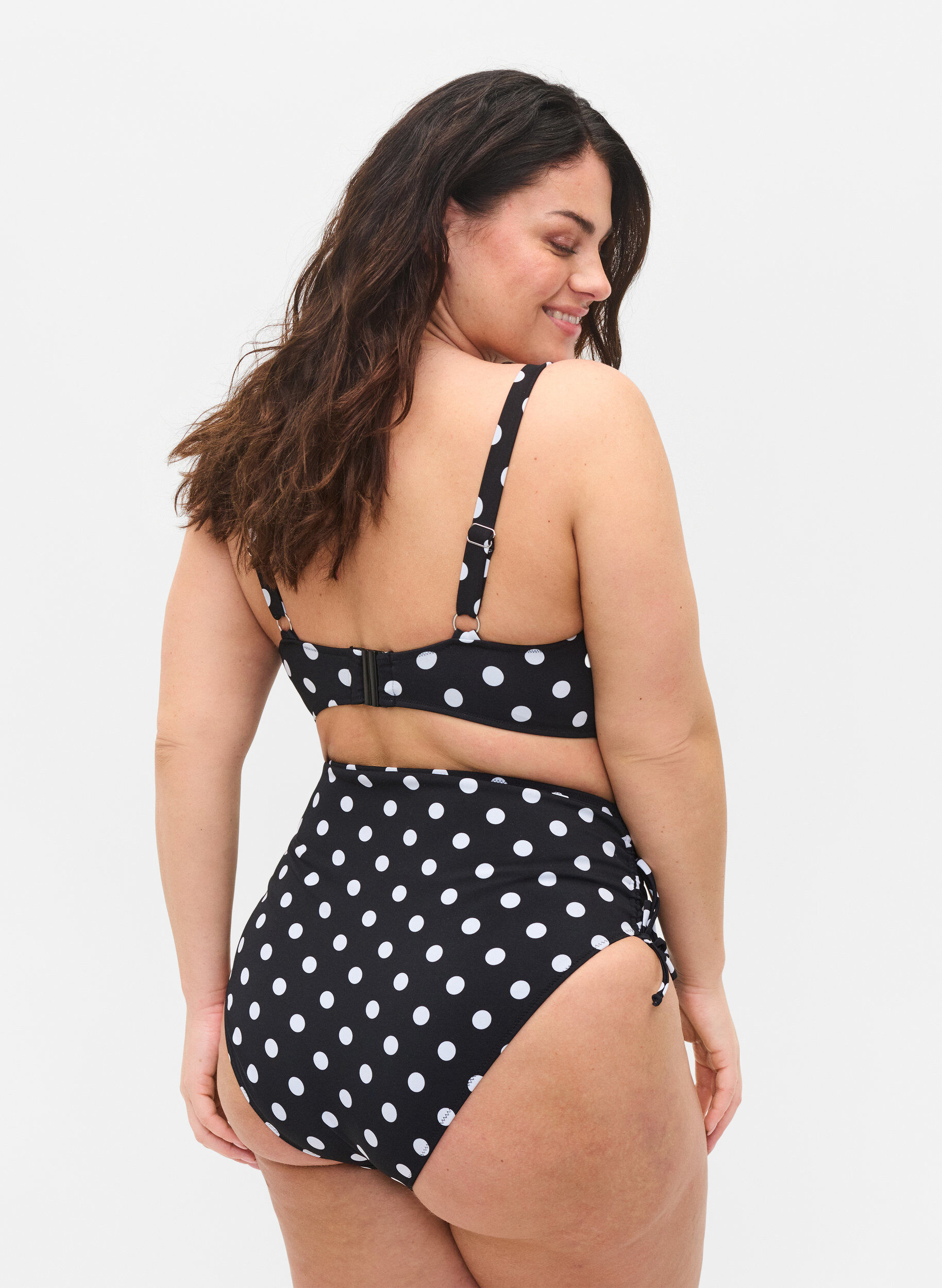 ZizziBas de bikini &agrave; motifs, Dotted Print, Model image number 1