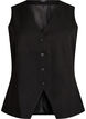 Gilet avec fermeture &agrave; boutons, Noir, Packshot image number 0