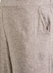 Pantalon ample en lin et viscose, Marron, Packshot image number 2