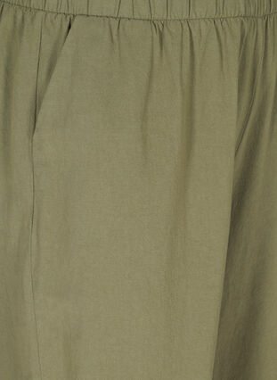 Pantalon court en coton, Deep Lichen Green, Packshot image number 2