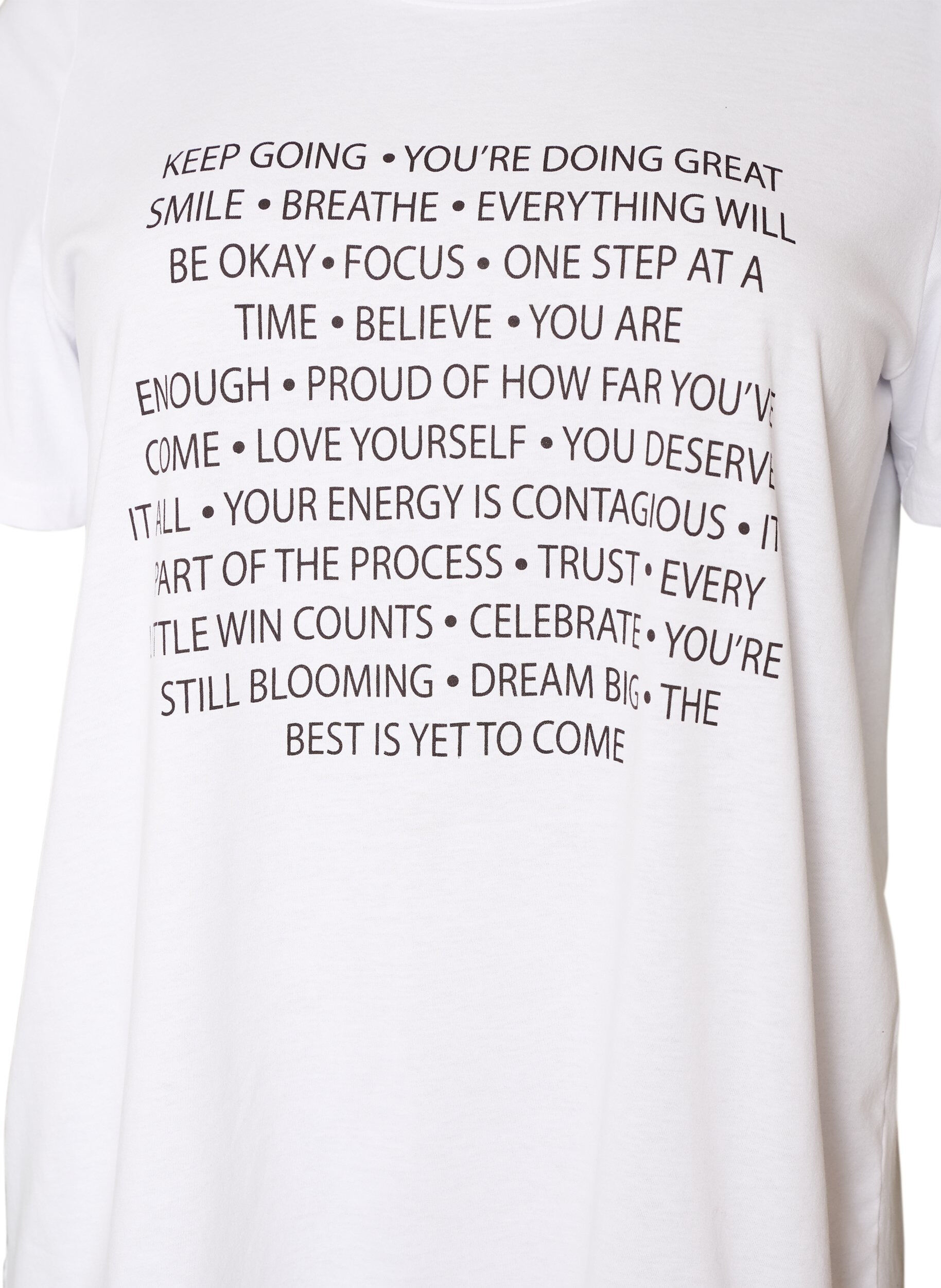 ZizziT-shirt imprim&eacute;, Blanc, Packshot image number 2