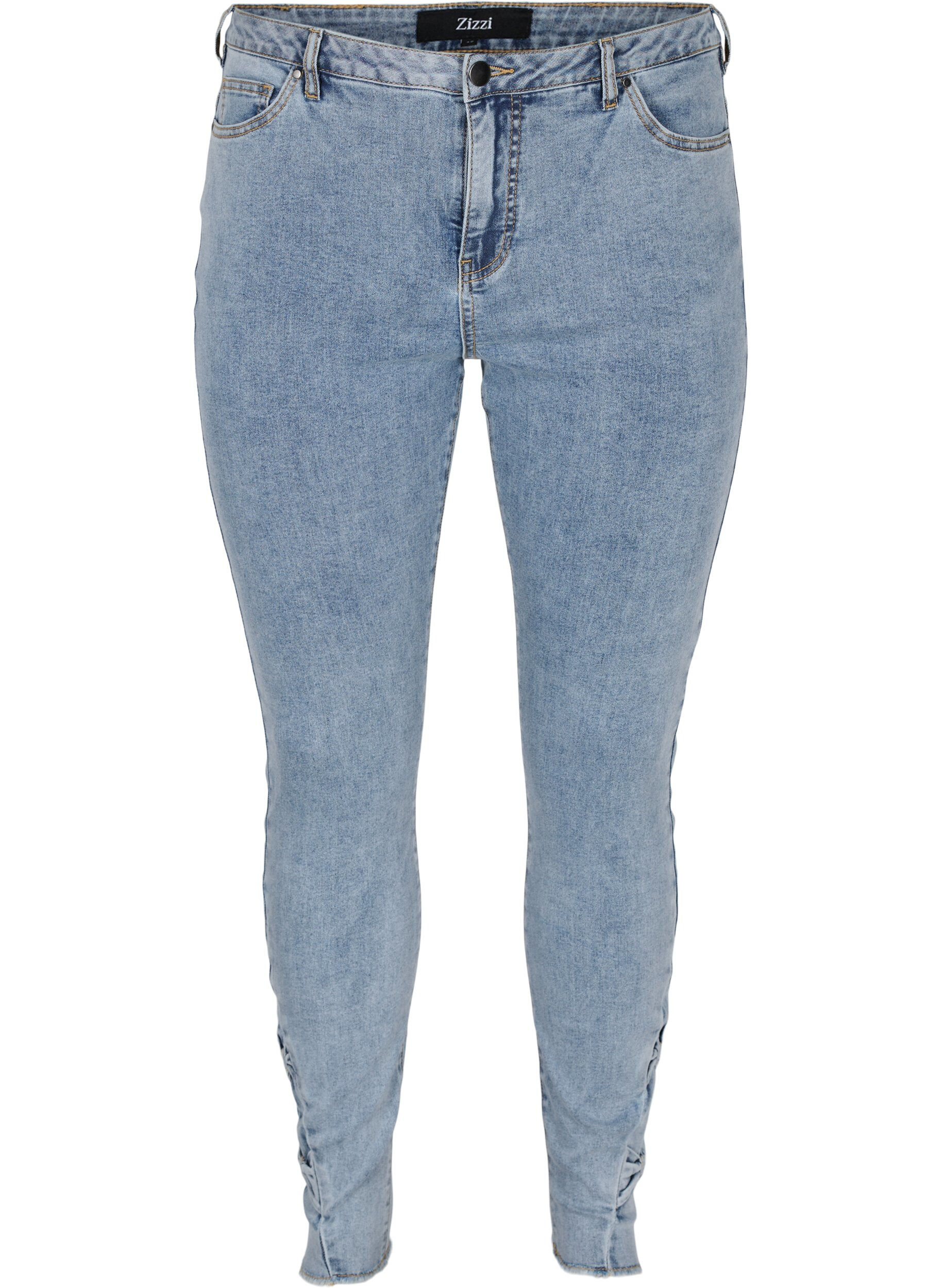Zizzi Jean Amy avec n&oelig;uds, Light blue, Packshot image number 0