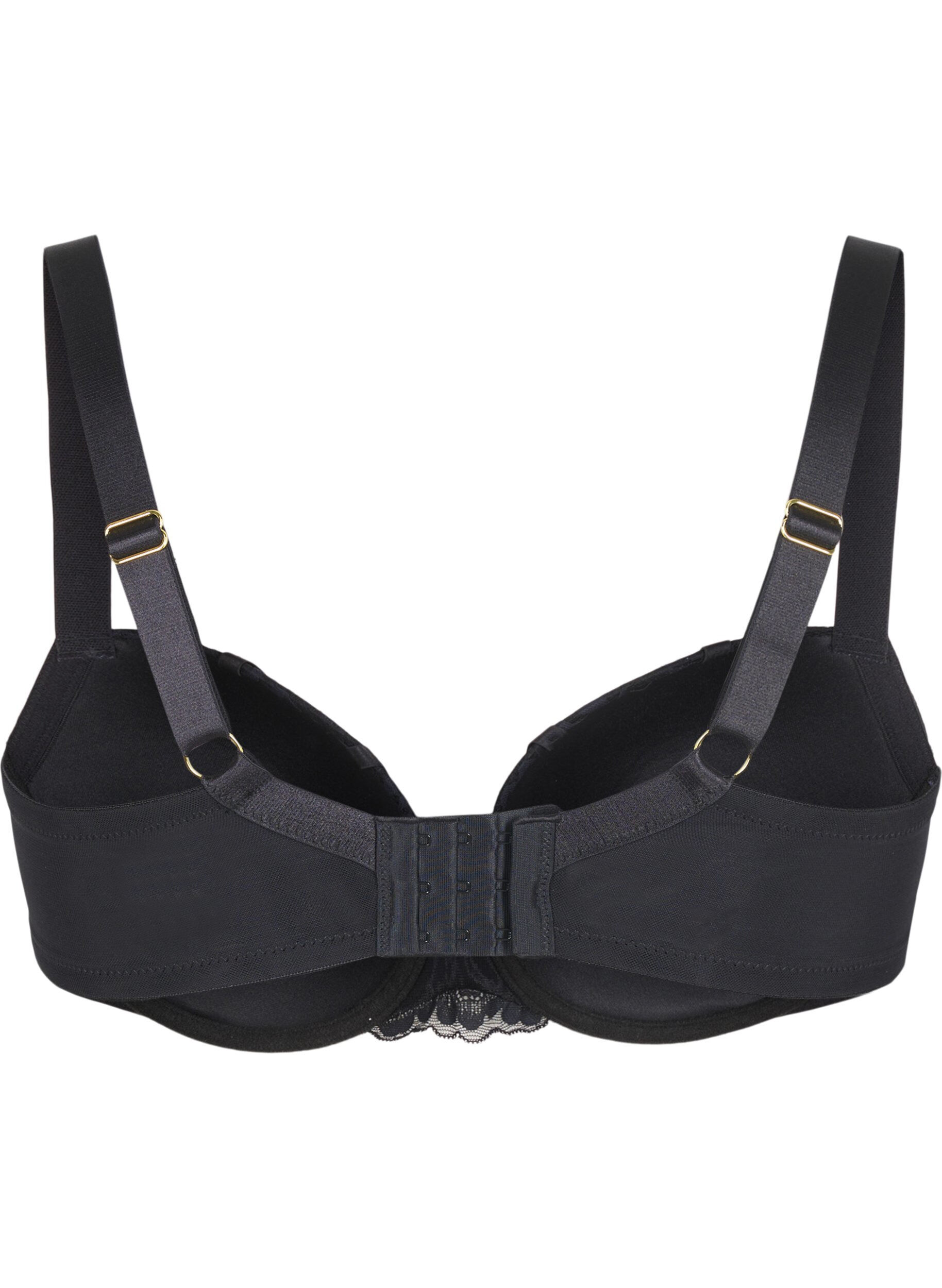 Zizzi Soutien-gorge moul&eacute; avec des d&eacute;tails de strass, Black, Packshot image number 1