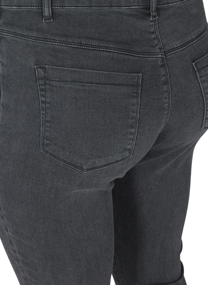 Jeggings en coton m&eacute;lang&eacute;, Grey Denim, Packshot image number 2
