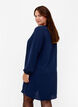Robe à manches longues et encolure en V, Navy, Model image number 1