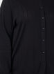 Cardigan en coton biologique avec broderie ajour&eacute;e, Noir, Model image number 3
