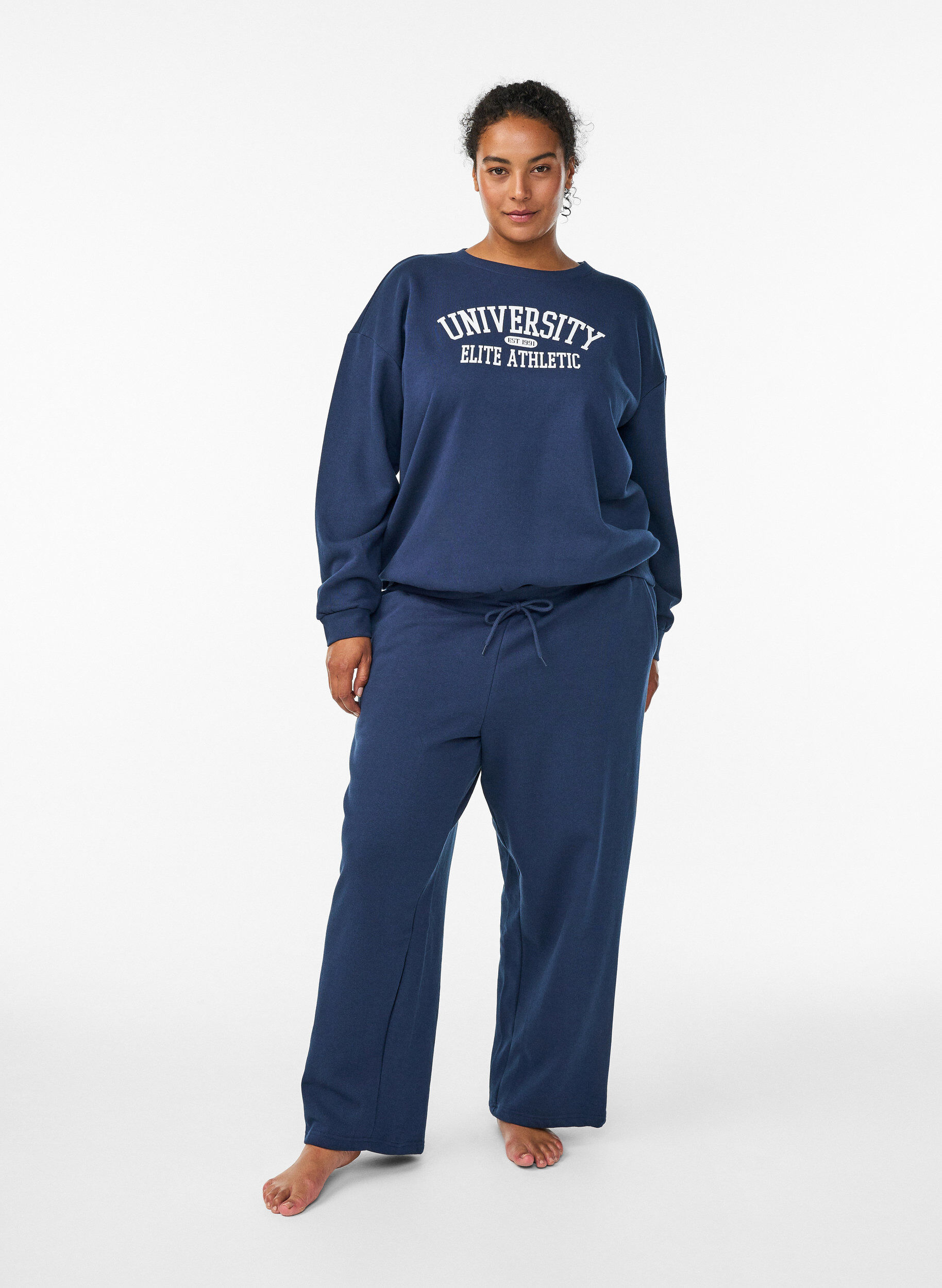 ZizziPantalon de jogging avec poches, Bleu, Model image number 0