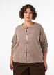Cardigan avec liens &agrave; nouer, Beige, Model image number 0